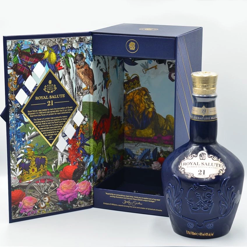 Royal Salute 21 Year Old Whisky The Signature Blend Sapphire