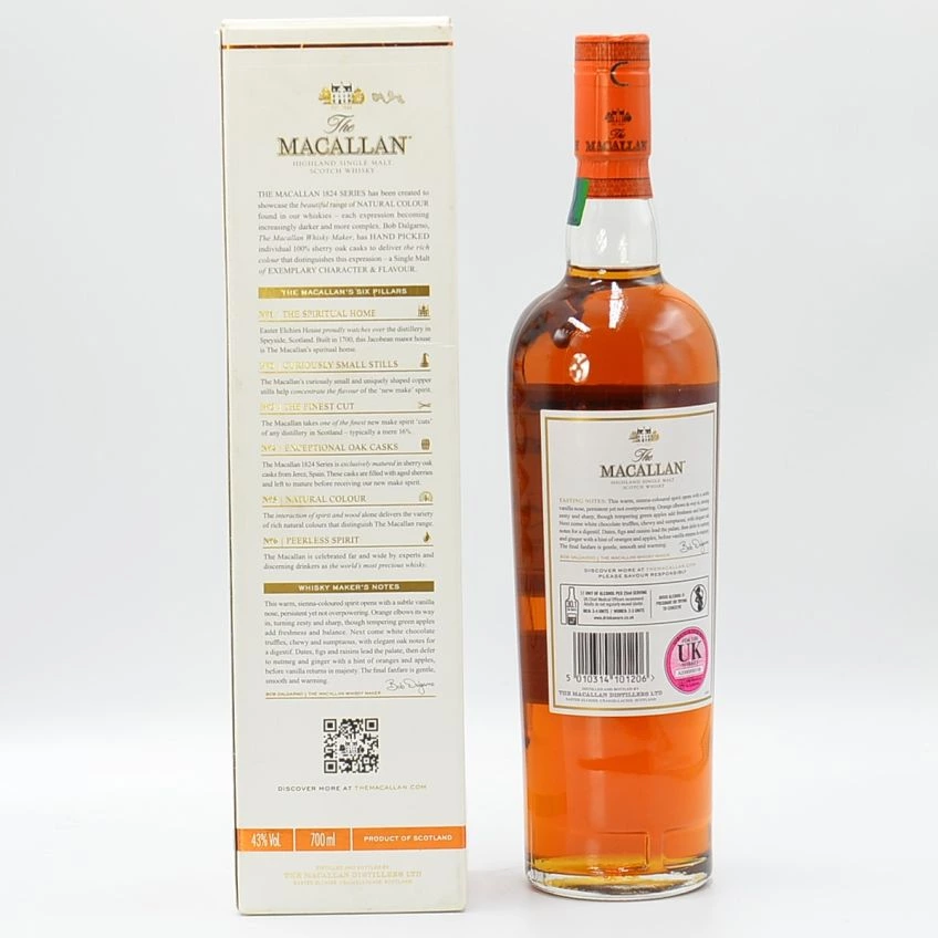 Macallan 1824 Series Single Malt Whisky Sienna 40%