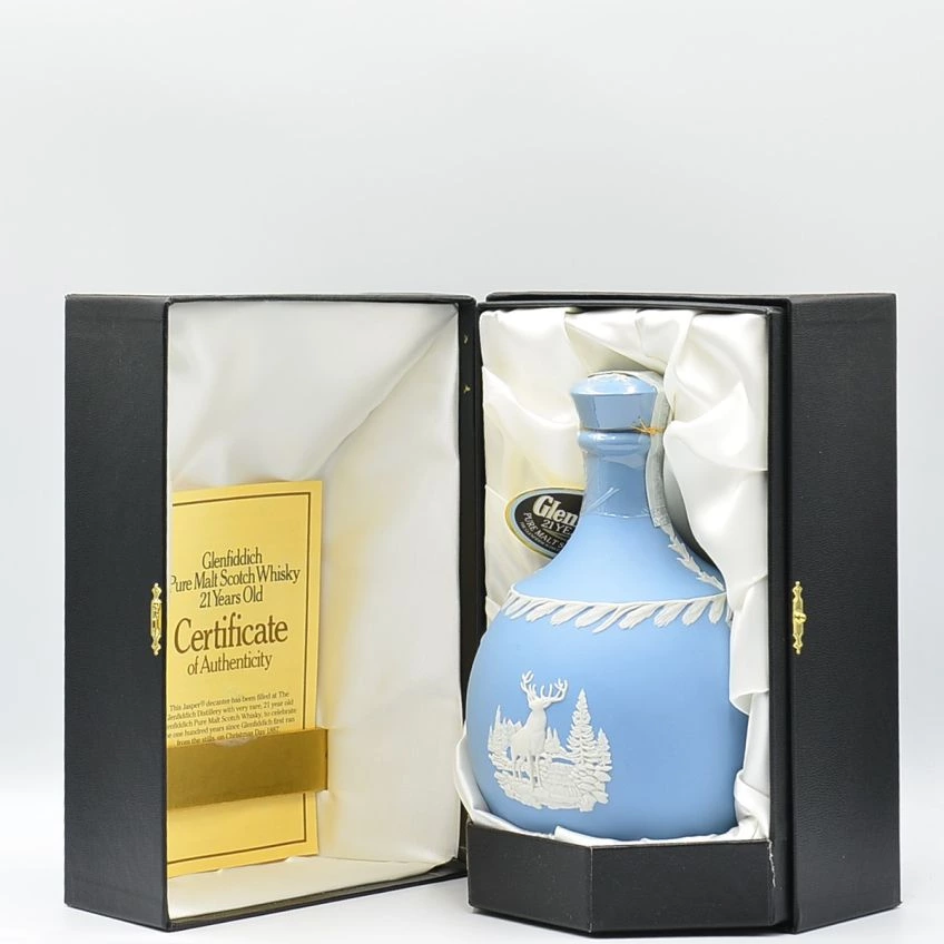 Glenfiddich 21 Year Old Malt Whisky Wedgewood Decanter