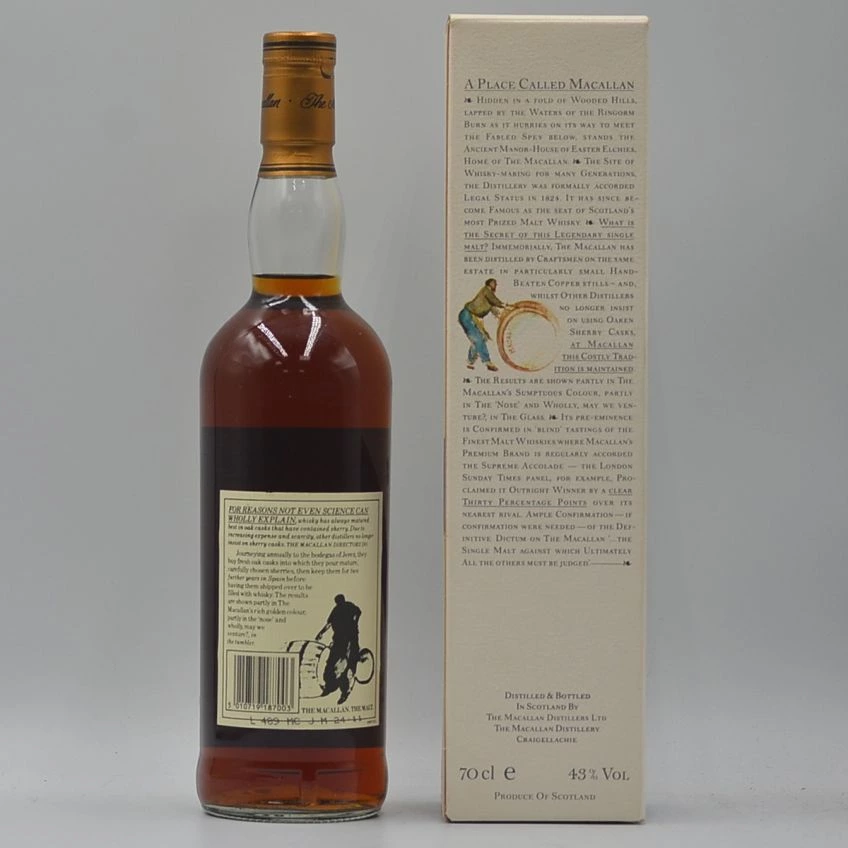Macallan 18 Year Old Single Malt Whisky 1976 43%