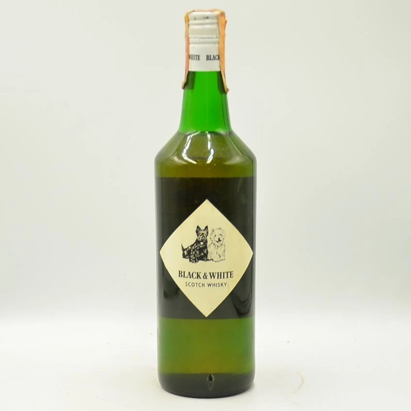 Buchanan's Blended Scotch Whisky Black & White 1970s 75cl