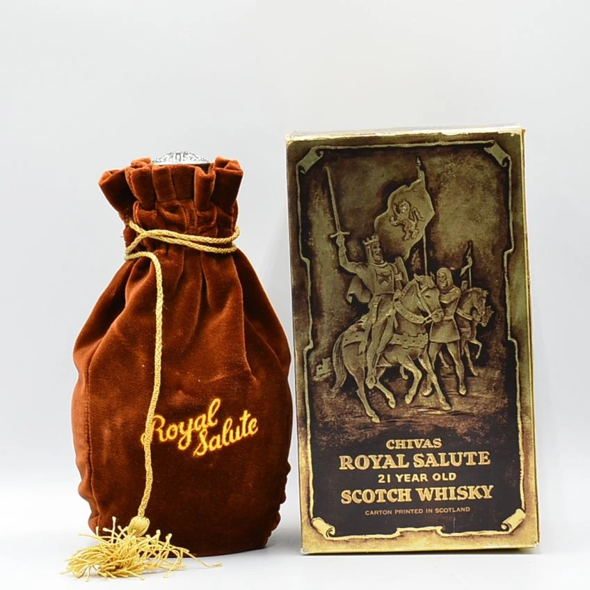 Chivas Royal Salute 21yo Scotch Brown Flagon 1970s 75.7cl