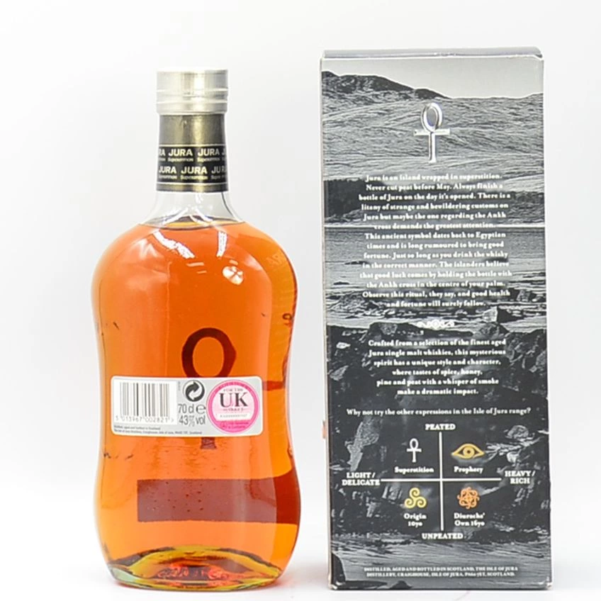 Jura Superstition Island Malt Whisky Lightly Peated 43%
