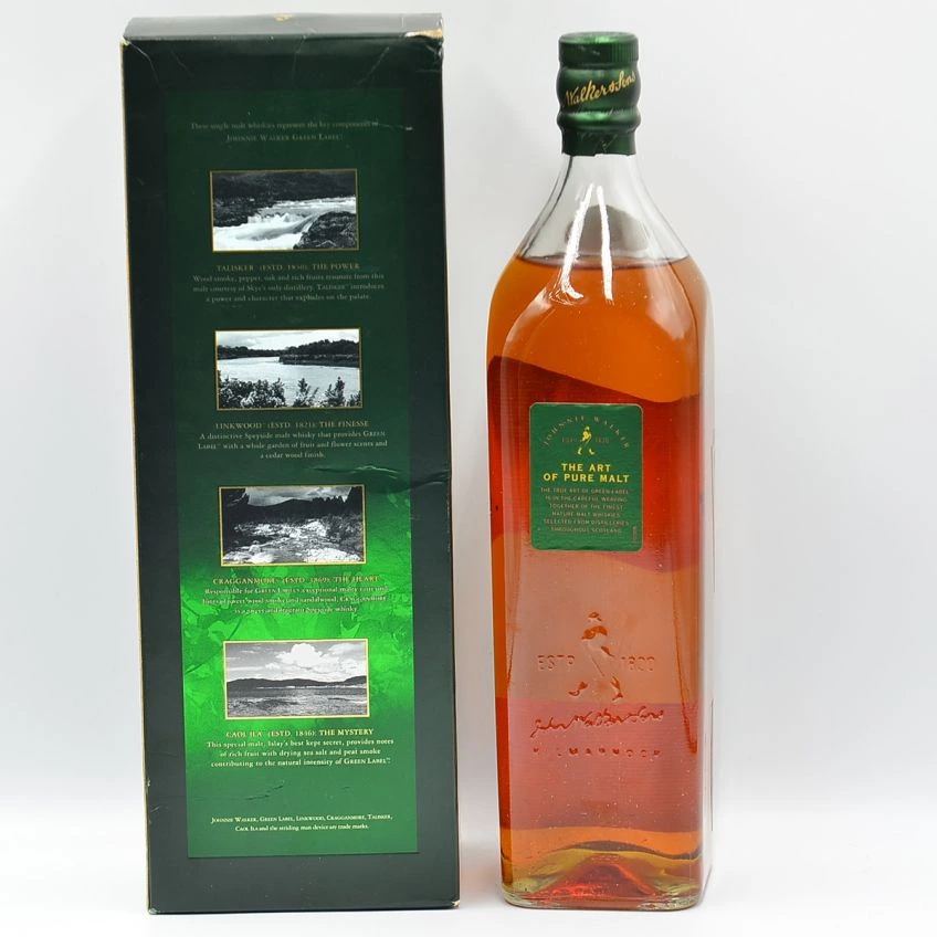 Johnnie Walker Scotch Whisky Green Label Gift Box 43%