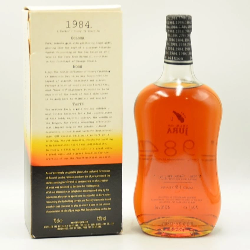 Jura 19yo Island Malt Whisky 1984 George Orwell Edition 42%