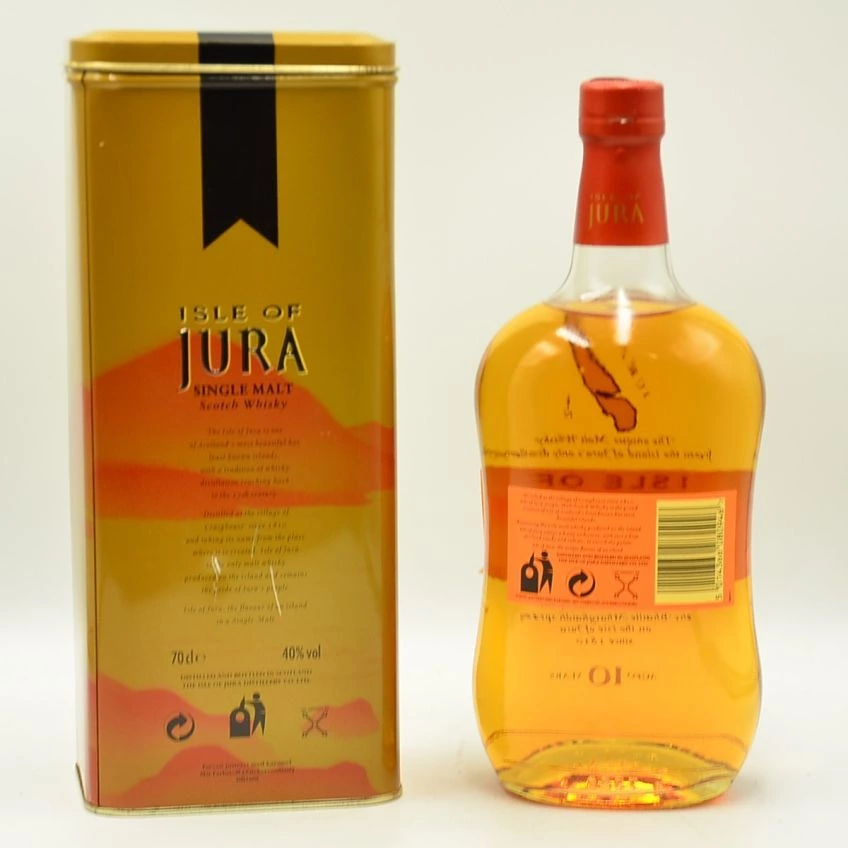 Jura 10 Year Old Circa Tin Tube 1990's 40%