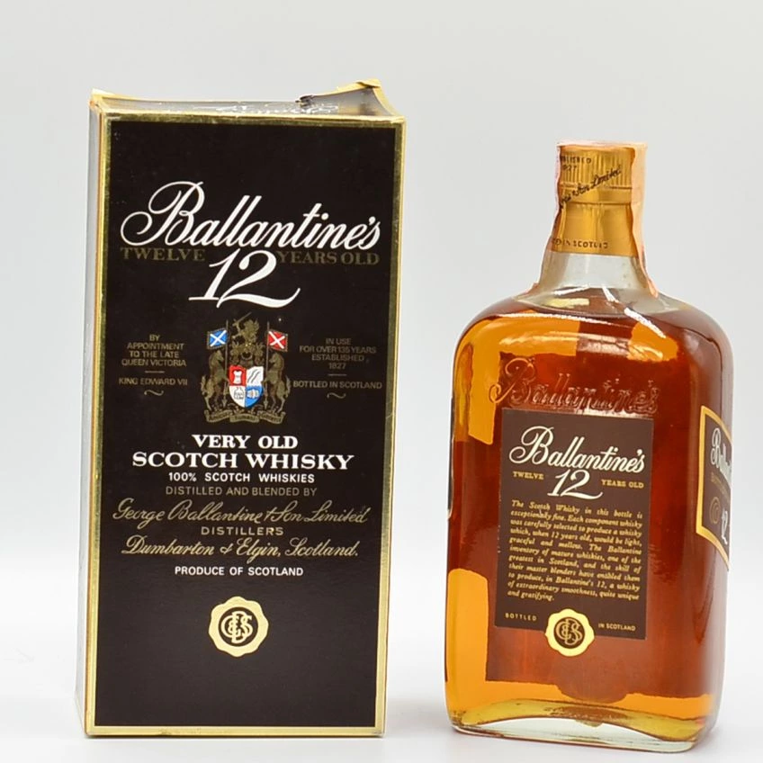Ballantine's 12 Year Old Blended Scotch Whisky 1980s 43%
