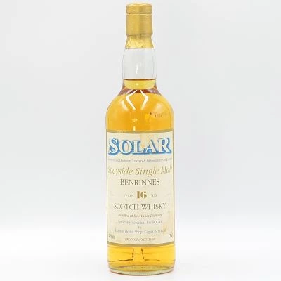 Benrinnes 16 Year Old Speyside Malt Whisky SOLAR by Luvians