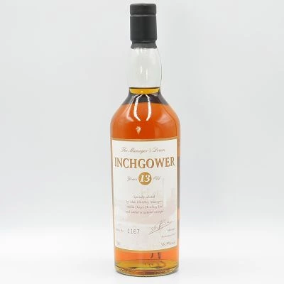 Inchgower 13 Year Old Speyside Malt Whisky Managers Dram 2007
