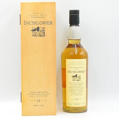 Inchgower 14 Year Old Speyside Whisky Flora & Fauna in Wooden Box