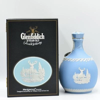Glenfiddich 21 Year Old Malt Whisky Wedgewood Decanter