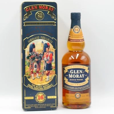 Glen Moray 16 Year Old Whisky The Black Watch Highland Regiments 