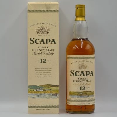Scapa 12 Year Old Island Single Malt Whisky 1990s 100cl
