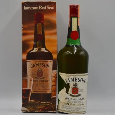 Jameson Red Seal Irish Whiskey 1970s