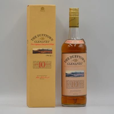 Dufftown Glenlivet 10 Year Old Speyside Malt Whisky 1980s