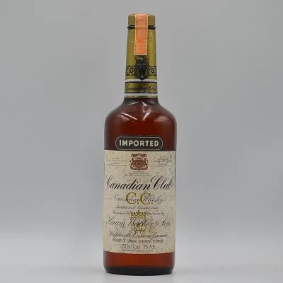 Canadian Club Blended Whisky 6 Year Old Imported 70 Proof 1970s