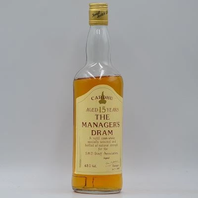 Cardhu 15 Year Old Single Malt Whisky Managers Dram 1989