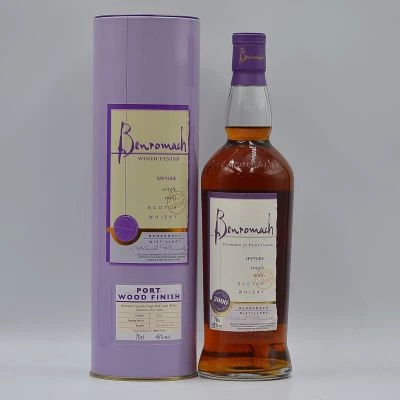 Benromach Speyside Malt Whisky 2000 Port Wood Finish