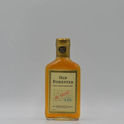 Old Forester Bourbon Whiskey 86 Proof Japanese Export 1980s 20cl 