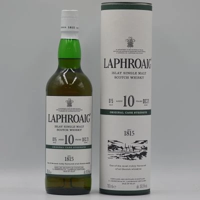 Laphroaig 10 Year Old Cask Strength Whisky Batch 015 2021
