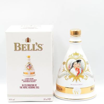 Bell's Whisky Decanter 2011 Royal Wedding - The Duke and Duchess of Cambridge