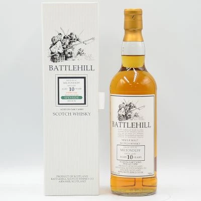 Miltonduff 10 Year Old Single Malt Whisky Sherry Cask Battlehill