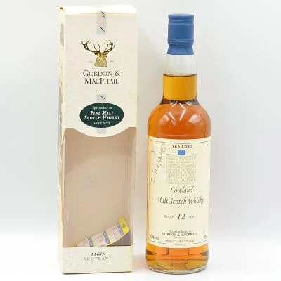Gordon and MacPhail - 12 Year Old Signed European Parliament Lowland