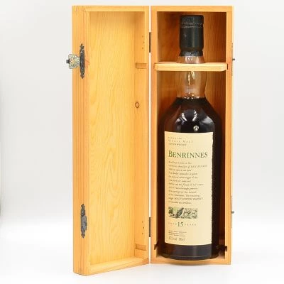 Benrinnes 15 Year Old Speyside Malt Whisky Flora & Fauna In Wooden Box