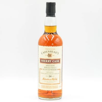 Craigellachie-Glenlivet 14 Year Old Single Malt Whisky 2007 Cadenhead's 