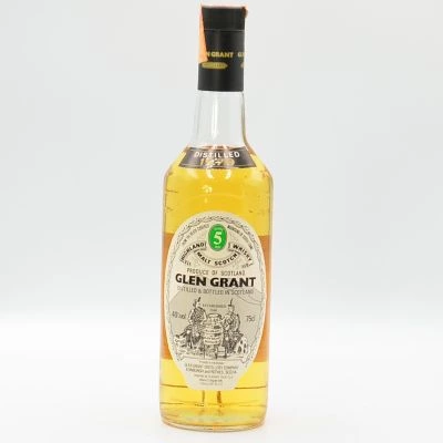 Glen Grant 5 Year Old Single Malt Whisky 1979 Rare Seagram Italia Import