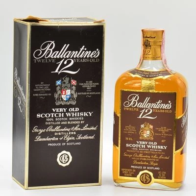 Ballantine's 12 Year Old Blended Scotch Whisky 1980s