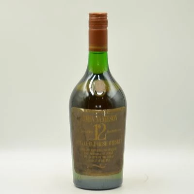 John Jameson 12 Year Old 1970s Irish Whiskey 86 Proof 75cl