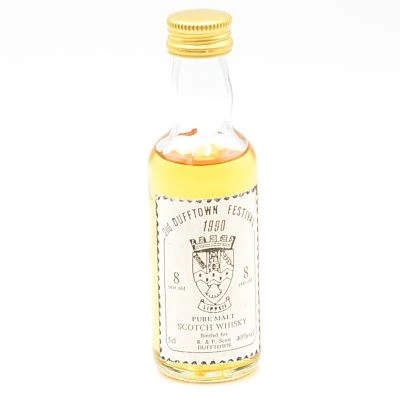 Dufftown 8 Year Old  2nd Dufftown Festival 1990 Scotch Whisky Miniature 5cl