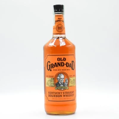 Old Grand-Dad High Rye Mash Bill Bourbon 80 Proof 100cl