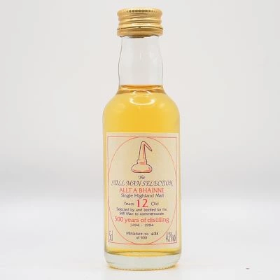 Allt A Bhainne 12 Year Old Still Man Collection 5cl Miniature