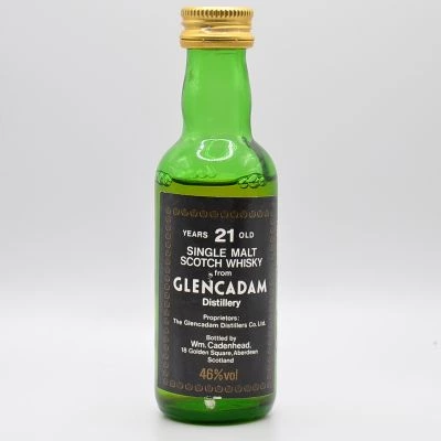 Glencadam 21 Year Old Cadenheads 1980s 5cl