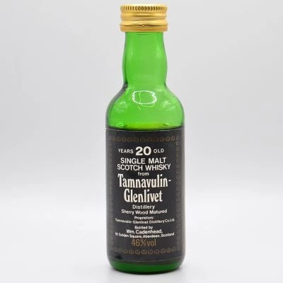 Tamnavulin 20 Year Old Cadenhead 1980s 5cl