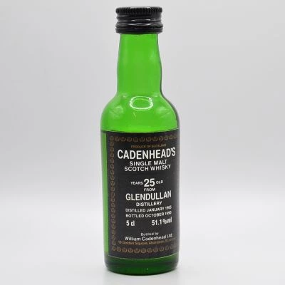 Glendullan  25 Year Old Cadenhead Cask Strength 1980s 5cl