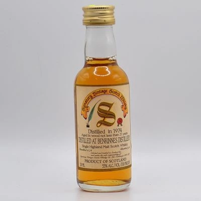 Benrinnes 21 Year Old Signatory Vintage Cask Strength 1974 5cl