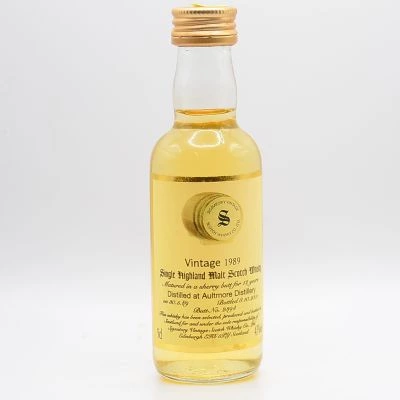 Aultmore 12 Year Old Signatory Vintage 1989 5cl