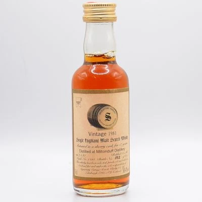 Miltonduff 17 Year Old Signatory Vintage Cask Strength 1981 5cl