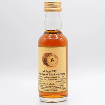 Glendronach 20 Year Old Signatory Vintage Cask Strength 1970 5cl
