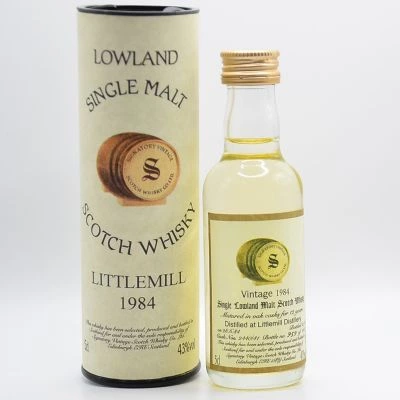 Littlemill 12 Year Old Signatory Vintage 1984 5cl