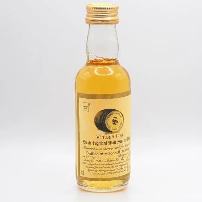 Miltonduff 21 Year Old Signatory Vintage Cask Strength 1978 5cl