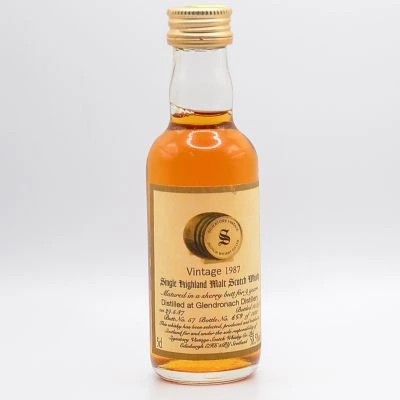 Glendronach 10 Year Old Signatory Vintage Cask Strength 1987 5cl