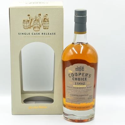 Cameronbridge 28 Year Old Single Grain Whisky 1992 The Coopers Choice