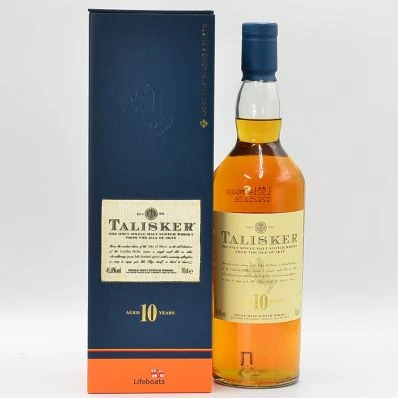 Talisker 10 Year Old Islands Whisky RNLI Lifeboats Special Edition Old Single Malt Whisky