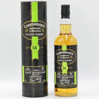 Glencadam 12 Year Old Highland Whisky 1989 - Cadenhead's Authentic Collection