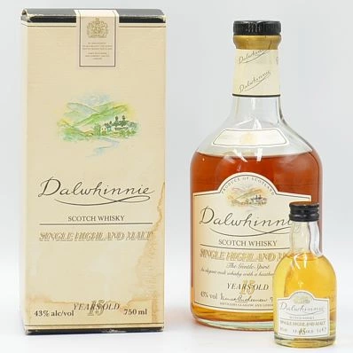 Dalwhinnie 15 Year Old Highland Whisky 1980's 75cl + 5cl