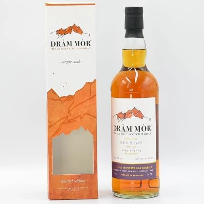 Ben Nevis 8 Year Old Whisky Dram Mor Single Cask No.137